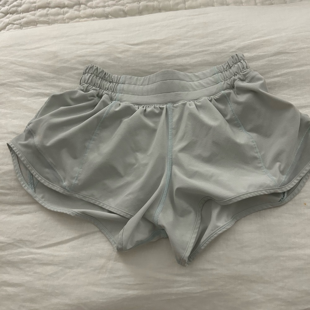very pale blue Hotty hot lulu shorts